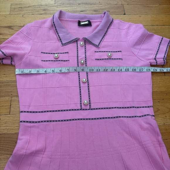 Alexia Admor Pink Knit Dress Size Large - Picture 4 of 9